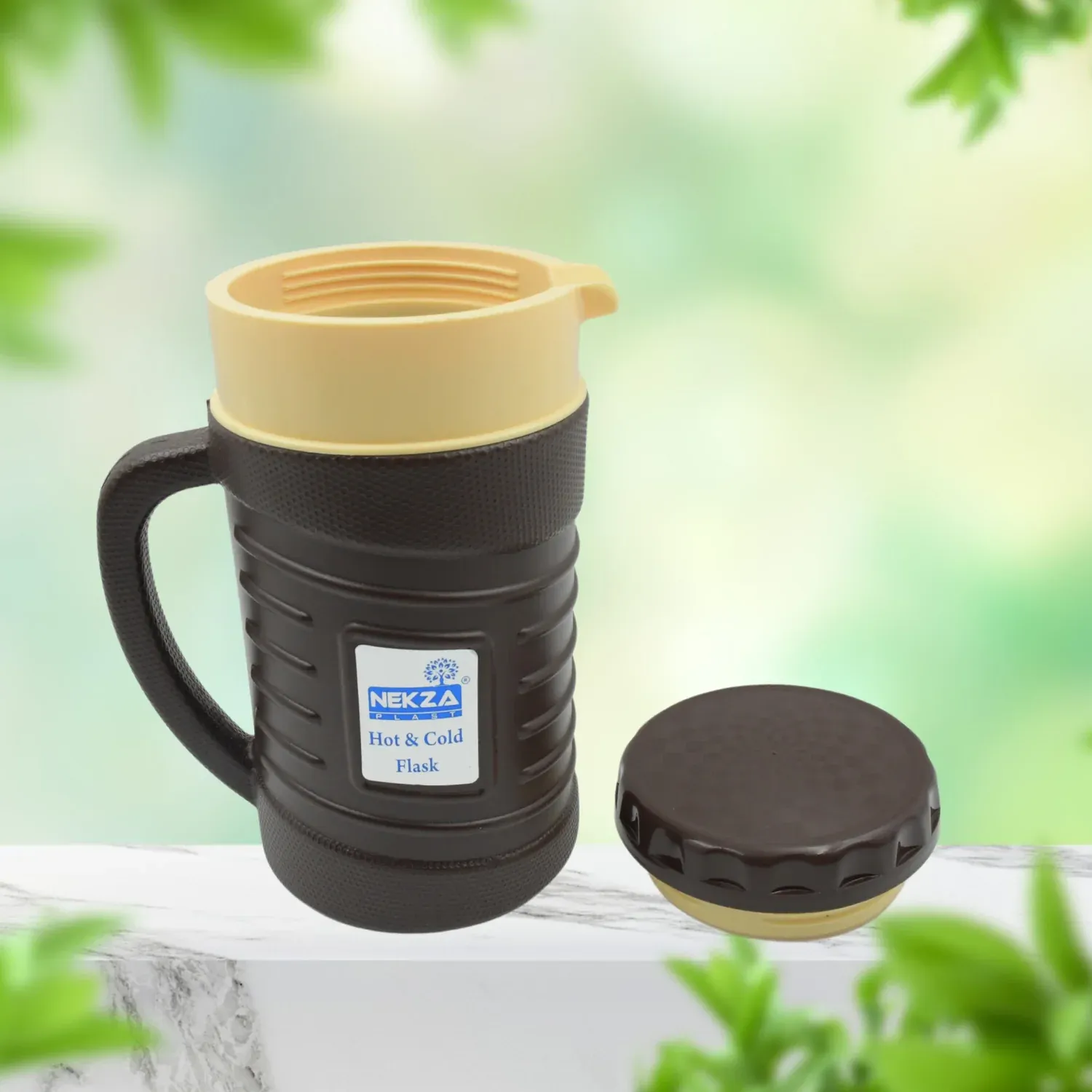 Premium Stainless Steel Thermos Flask – Hot & Cold, Leakproof | nekza - Buy Online at Alikart