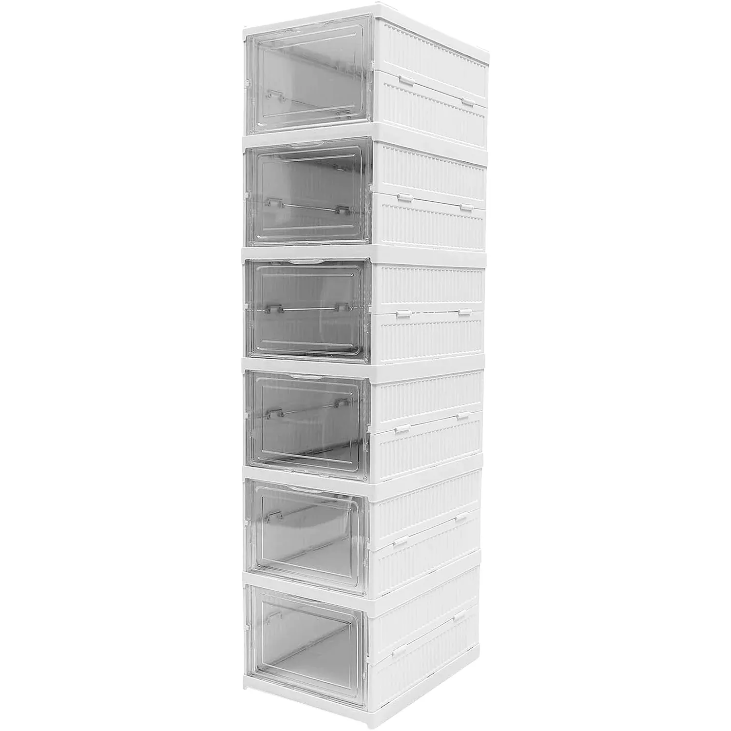 Stackable Storage Cart – 6-Layer Foldable Organizer | Organivo - Detailed Feature View 3