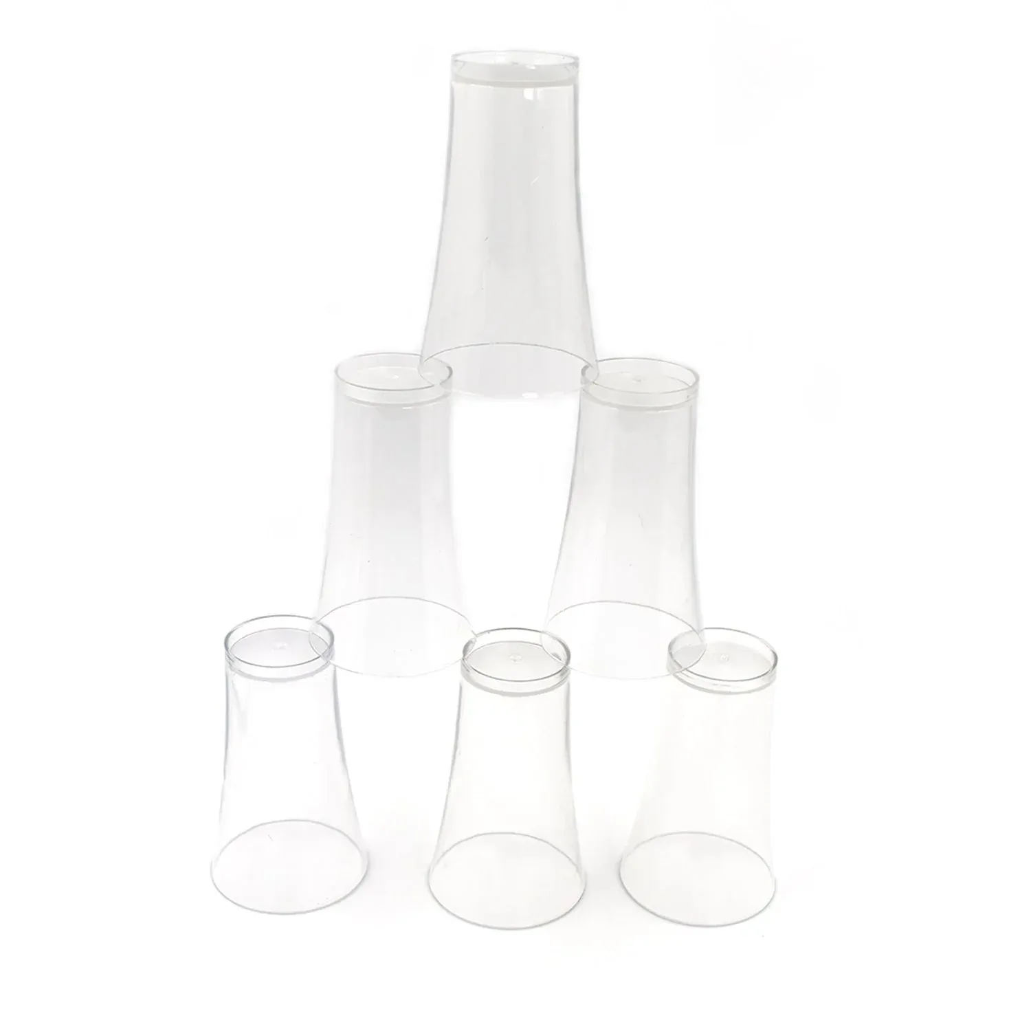Transparent Plastic Drinking Glasses – Durable Set of 6 | Serve Stellar - Detailed Feature View 5