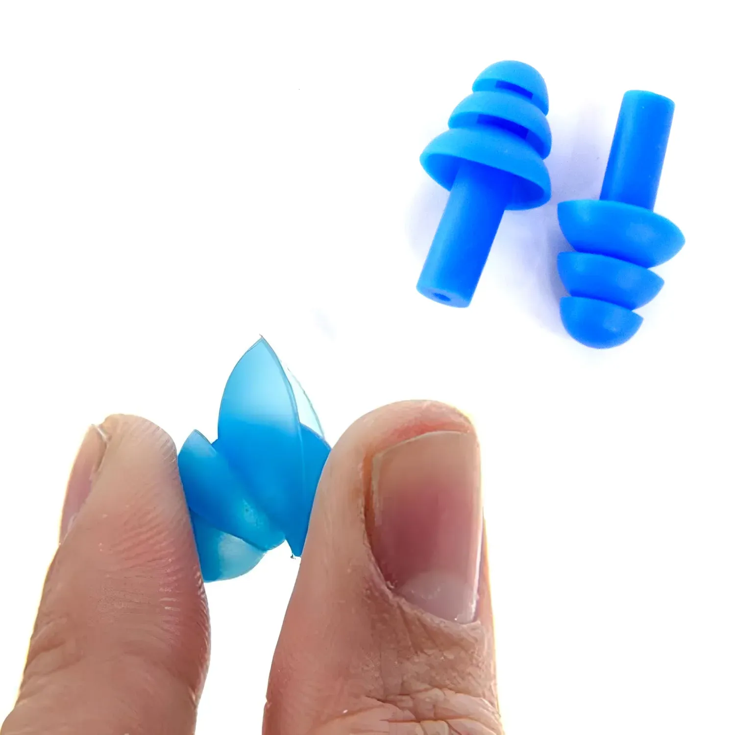 Swimming Ear Plugs – Reusable Waterproof Silicone Comfort - Detailed Feature View 5