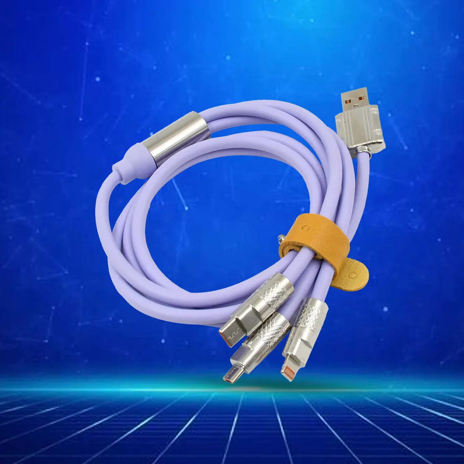 Premium 3-in-1 Charging Cable – 120W Fast Charge, Multi-Device | Gambit - Buy Online at Alikart