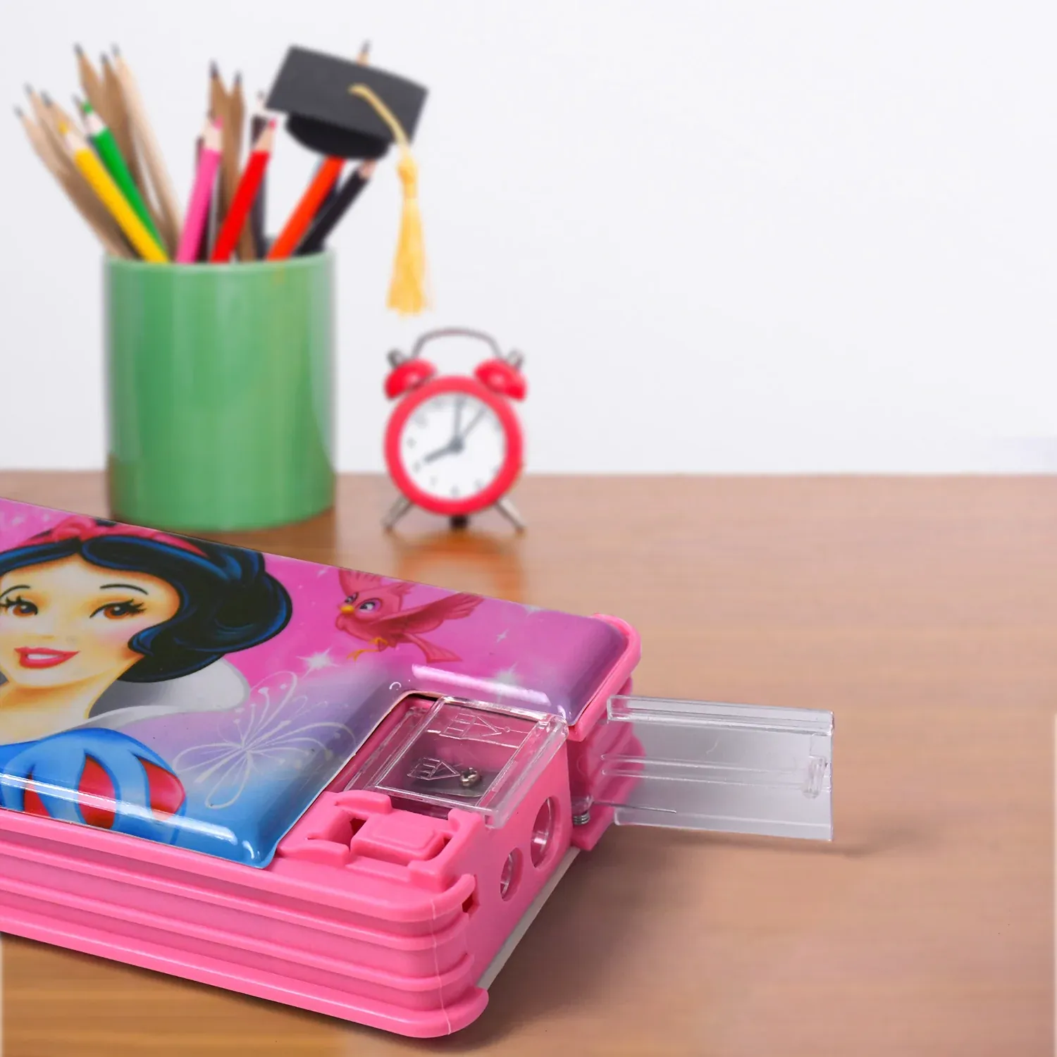 Kids Pencil Case – Dual Compartment Stationery Box | Deskrova - Detailed Feature View 8
