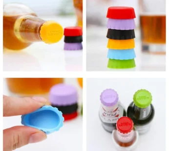 Silicone Bottle Caps – 6-Pack Reusable Soda & Beer Seals | Siplix