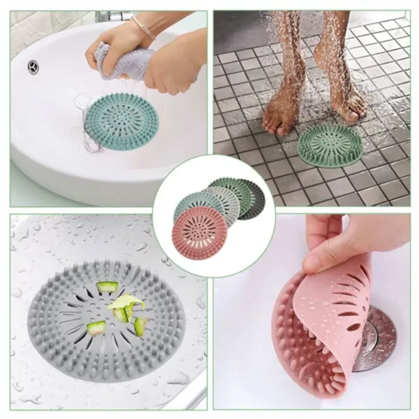 Shower Drain Cover – Hair Catcher & Debris Stopper | ShineCrest
