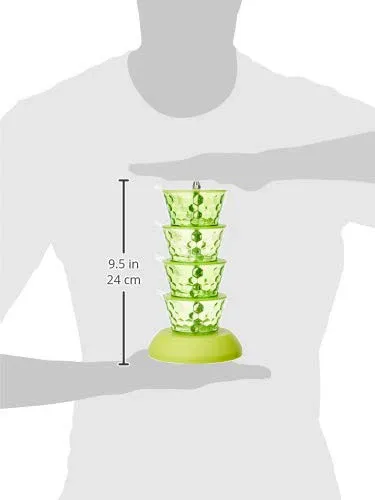 Rotating Pickle Rack – 4-in-1 Multipurpose Kitchen Storage | CookAura - Detailed Feature View 9