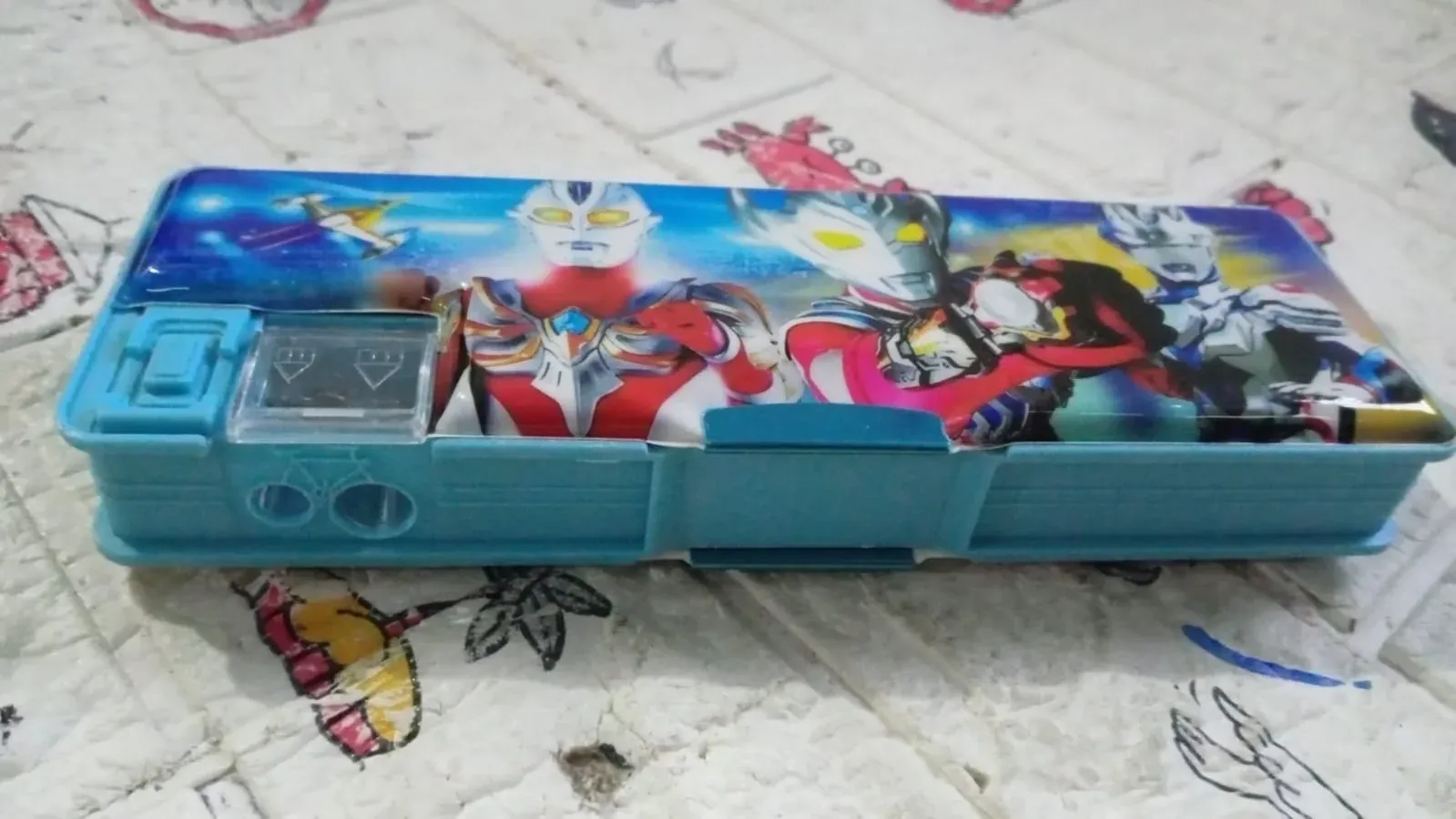 Kids Pencil Case – Dual Compartment Stationery Box | Deskrova - Detailed Feature View 15