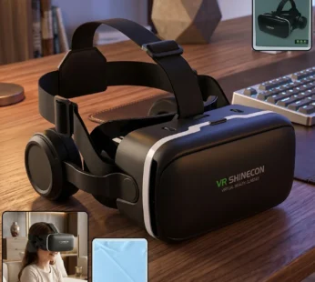 VR Headset – Immersive 3D Experience with Headphones | Fitnos