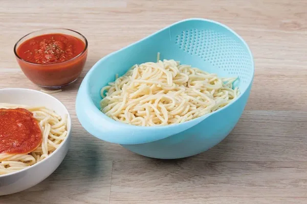 Rice Bowl Strainer – Large Plastic Grain Washer | Tidy Table