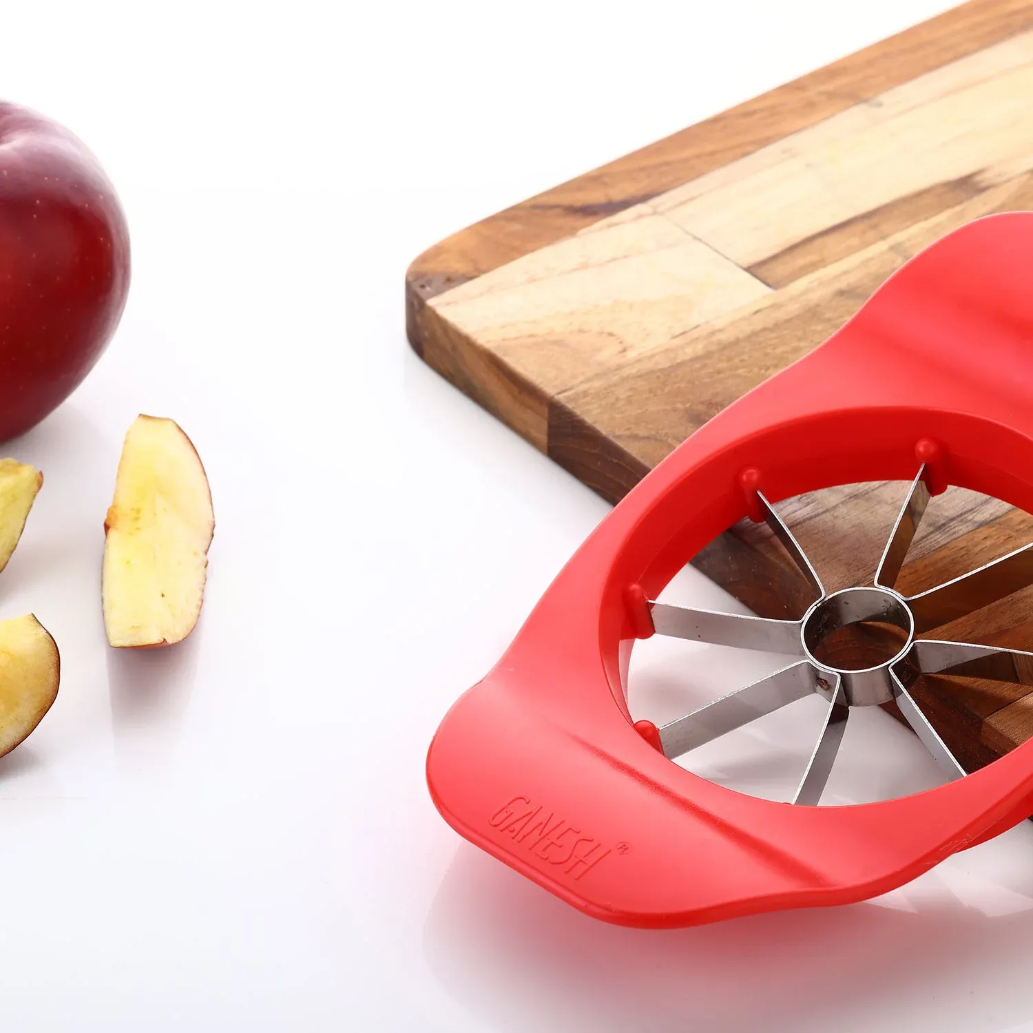 Premium Apple Cutter – Stainless Steel Easy Slice & Corer | Ganesh - Buy Online at Alikart