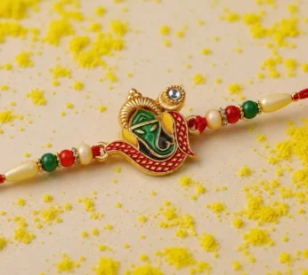 Ganpati Rakhi – Elegant Traditional Thread for Brother