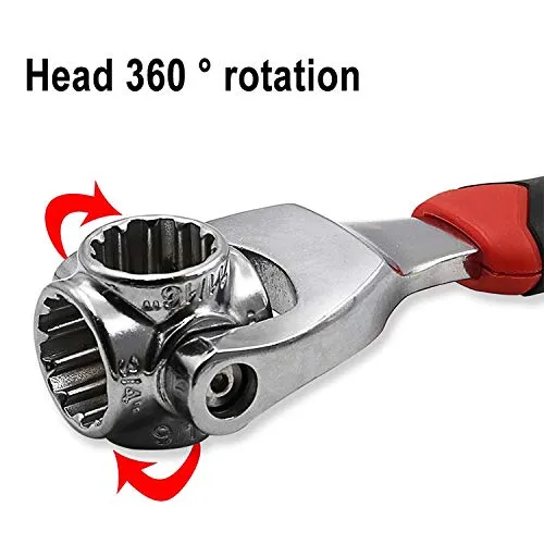 Multi-Tool Wrench – 48-in-1 Swivel Head Spanner | Velvet Wipe - Detailed Feature View 5