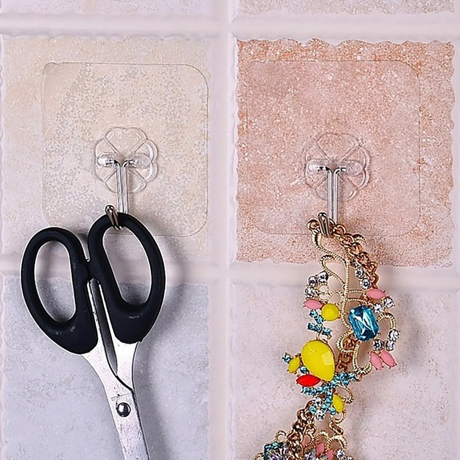 Premium Stainless Steel Adhesive Hooks – Waterproof & Rustproof | GlimmerHome - Buy Online at Alikart
