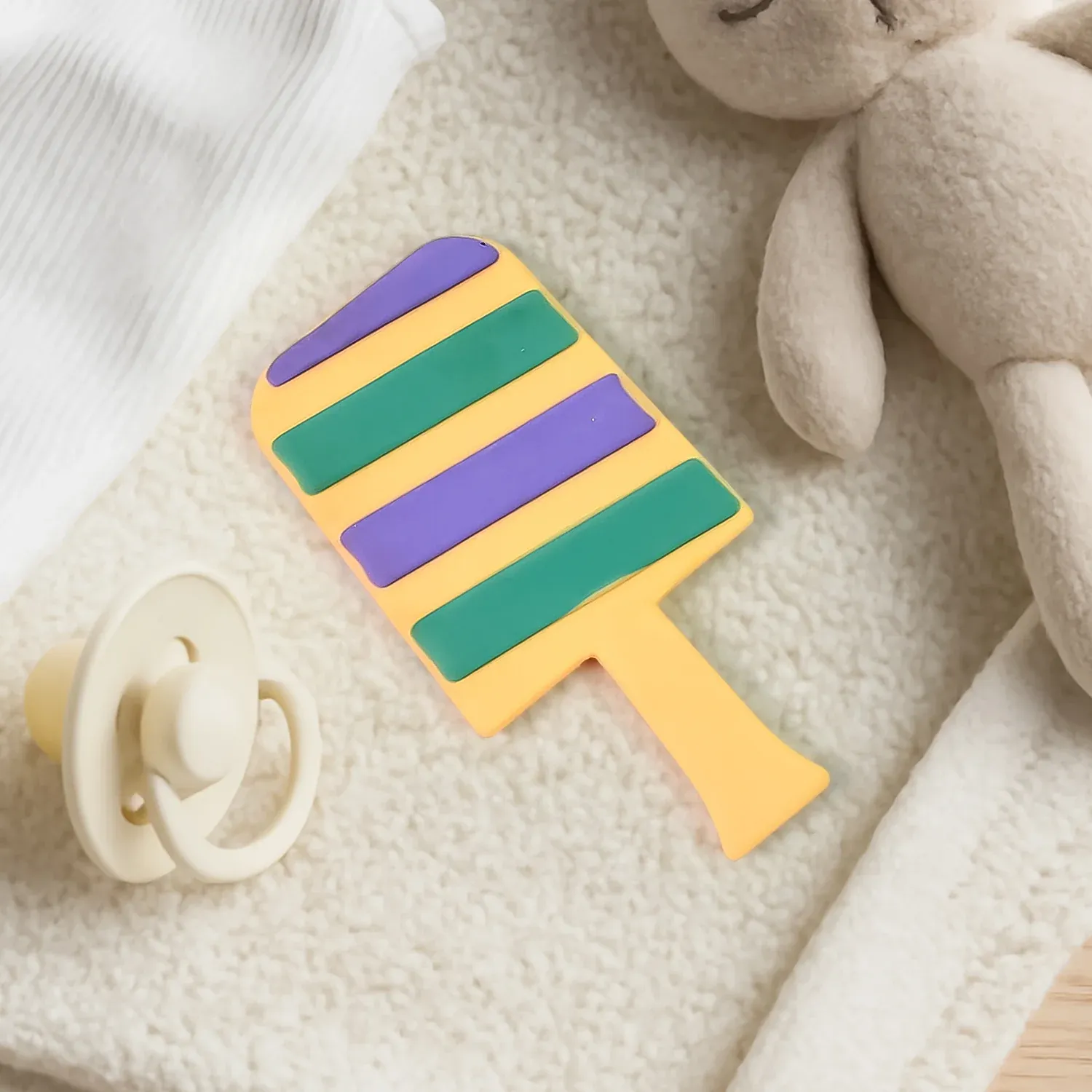 Premium Silicone Baby Teether – Soft, BPA-Free Candy Shape | Babyova - Buy Online at Alikart