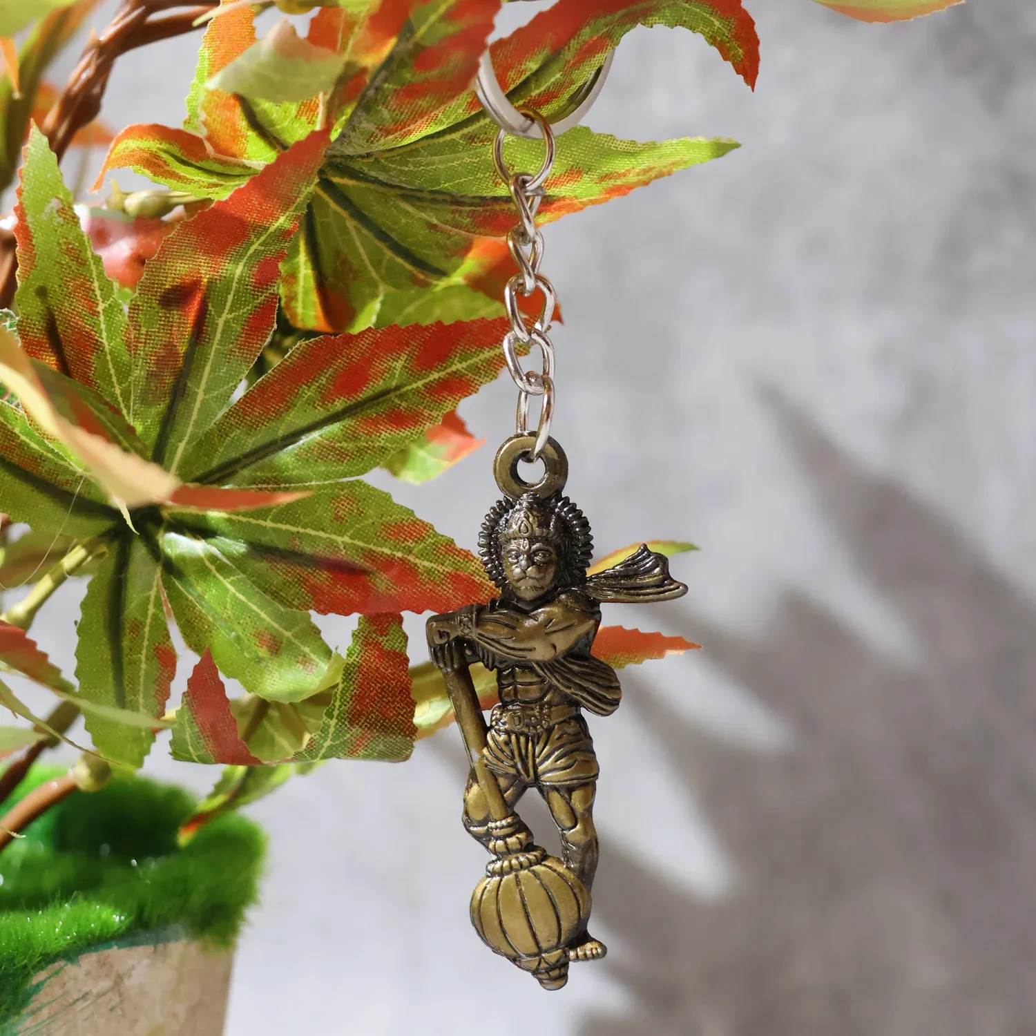 Hanuman Keychain Set – Durable Metal 2-Piece Mix Design - Detailed Feature View 5