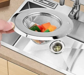 Stainless Steel Sink Strainer – Medium, Rust-Proof | SparkleTidy