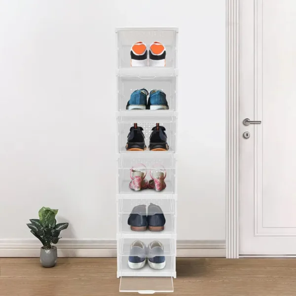 Stackable Storage Cart – 6-Layer Foldable Organizer | Organivo