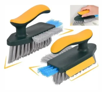 4 in 1 V-Shape Multifunctional Scrubber Brush – Crevice Cleaning Brush Tools for Kitchen, Bathroom & Floor Corners (Pack of 1)