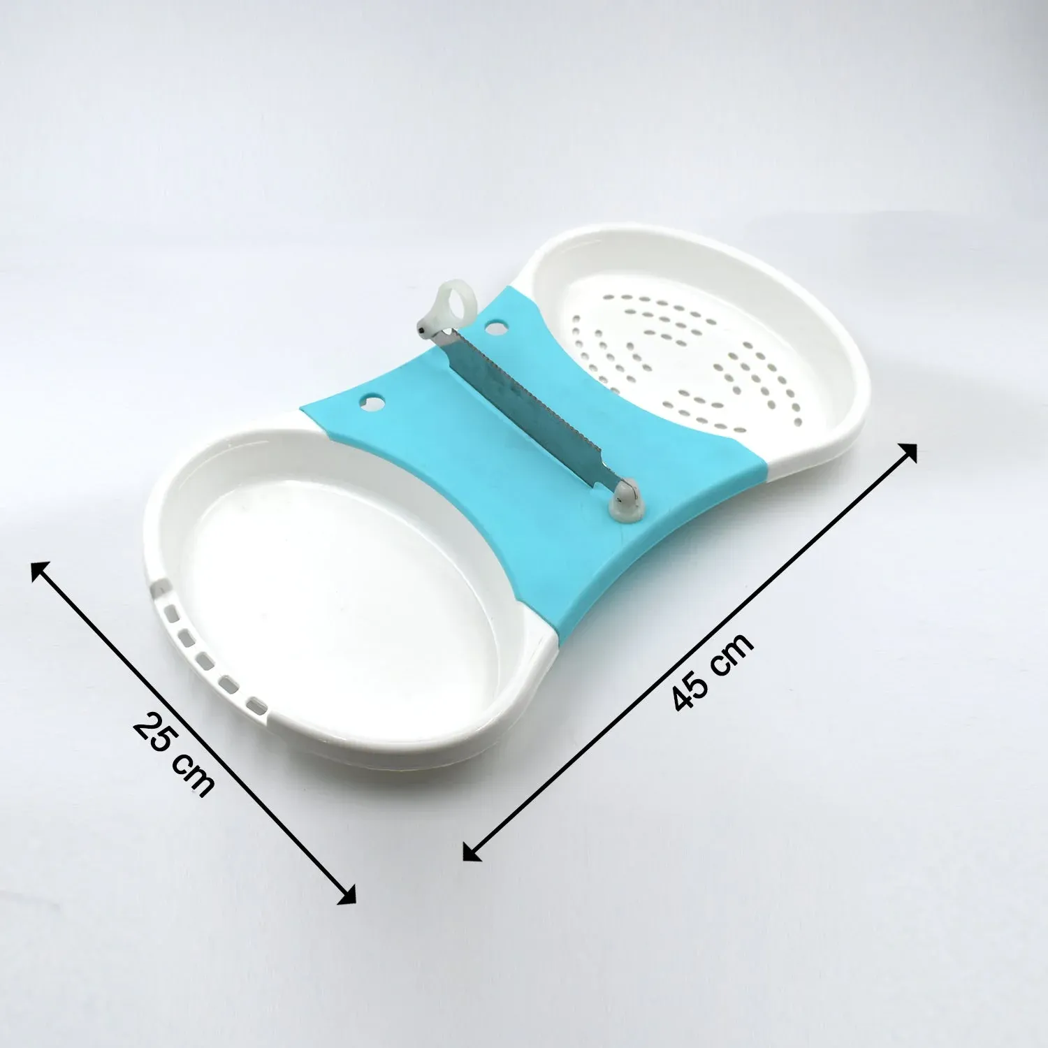 Vegetable Cutter and Washer – Adjustable 2-in-1 Kitchen Tool | Quickslice - Detailed Feature View 8