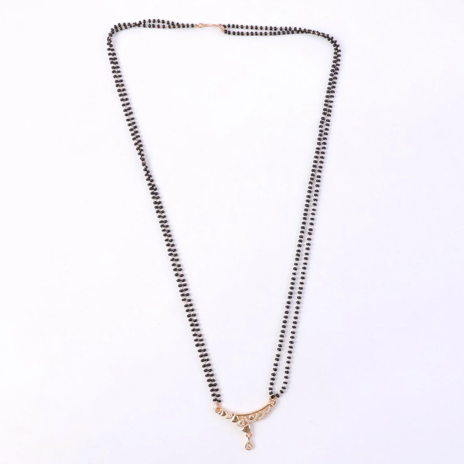 Mangalsutra with Heart Charms – Modern Design for Brides - Detailed Feature View 5
