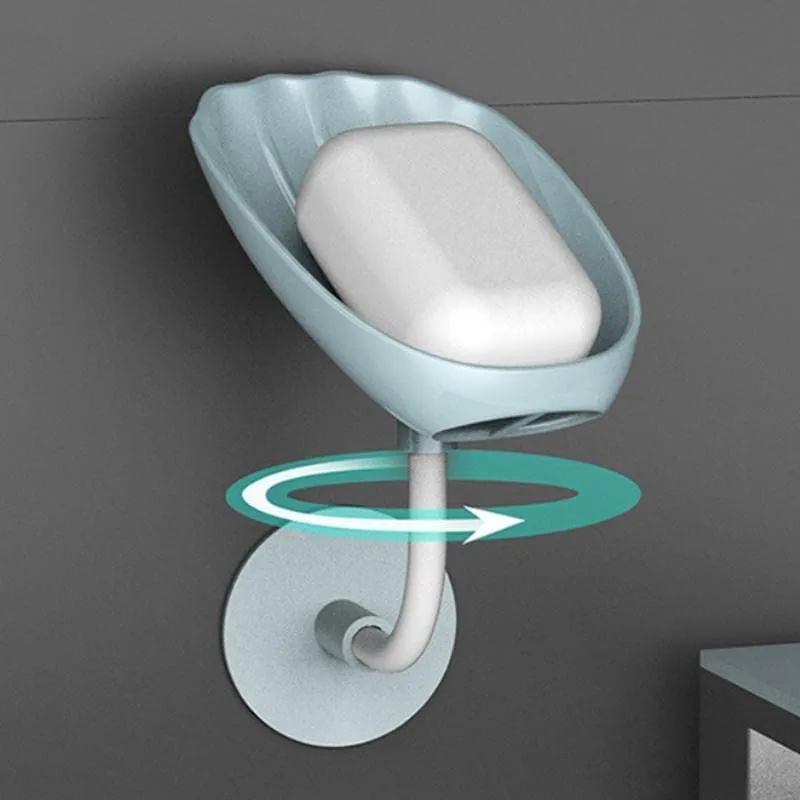 Premium Self-Draining Soap Dish – Wall Mounted, No Drill | VelvetBubbles - Buy Online at Alikart