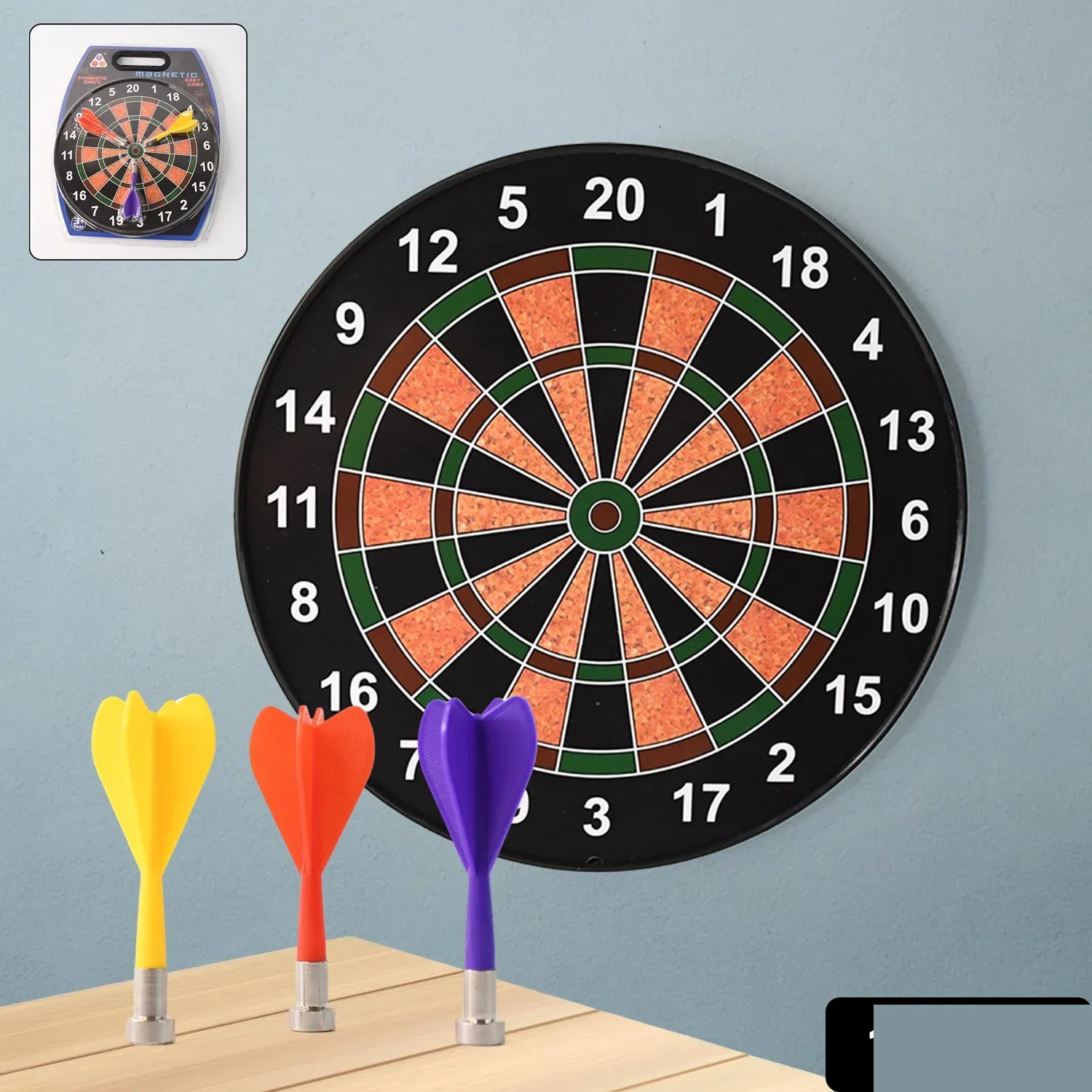 Magnetic Dartboard Game Set – Safe & Fun Indoor Play - Detailed Feature View 1