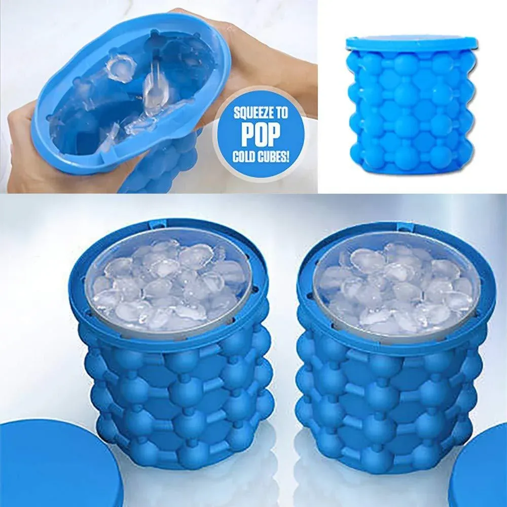 Silicone Ice Cube Maker – Airtight & Space-Saving | ChillPour - Detailed Feature View 6