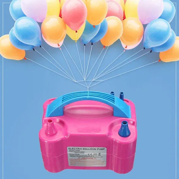 Premium Electric Balloon Pump – Dual Nozzle Inflator | Play & Move - Buy Online at Alikart