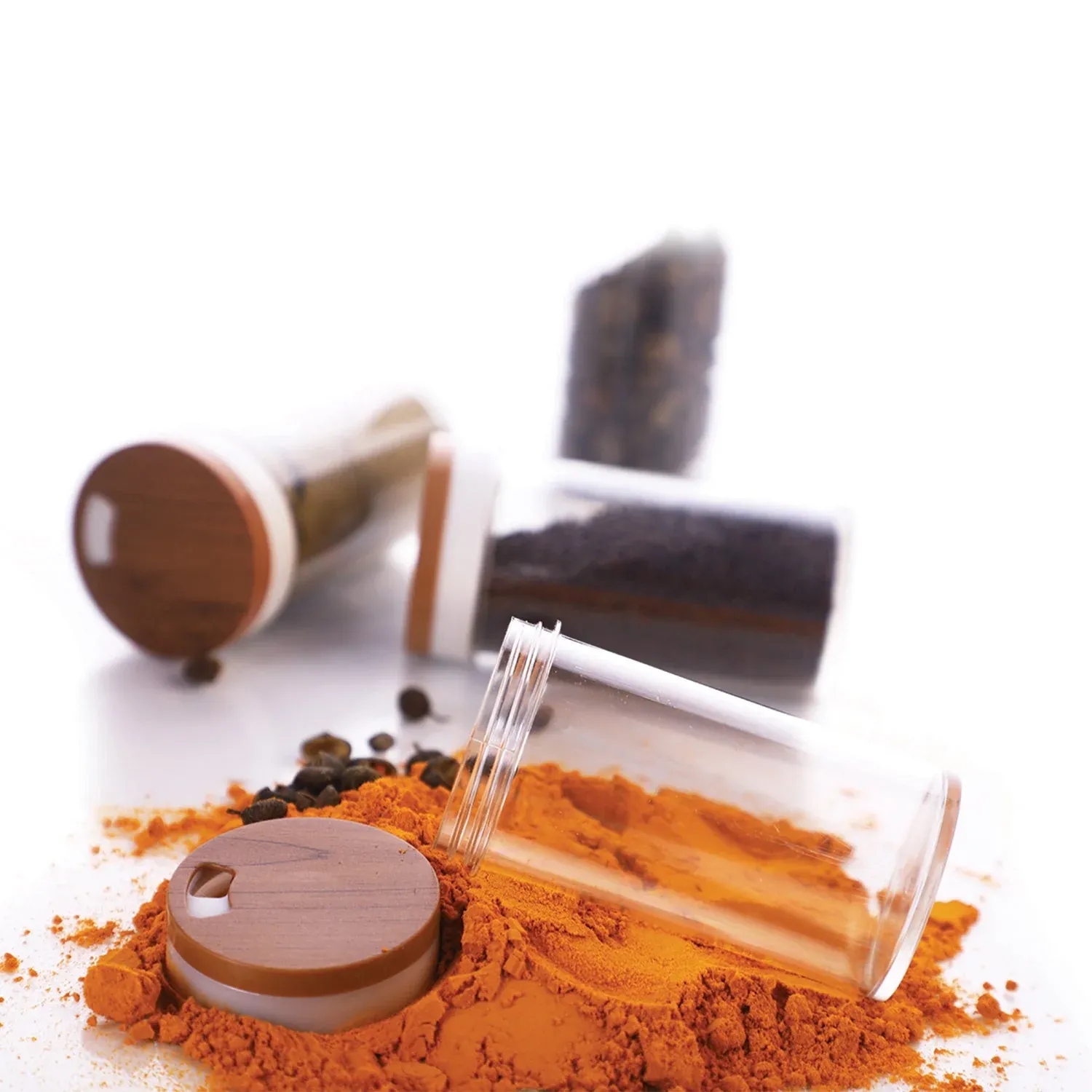 Revolving Spice Rack – 12-Jar Masala Box for Kitchen | Ganesh - Detailed Feature View 5