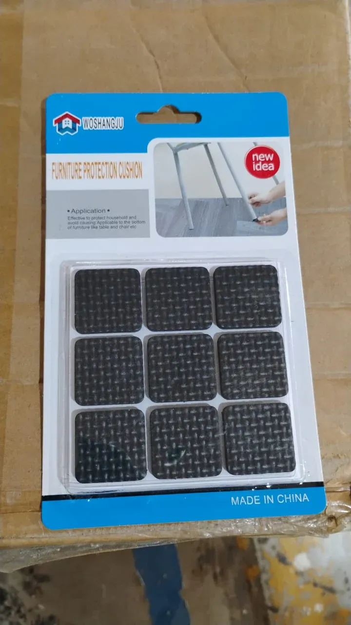 Self-Adhesive Furniture Pads – Square Floor Protectors (18 Pcs) | Styleva - Detailed Feature View 7