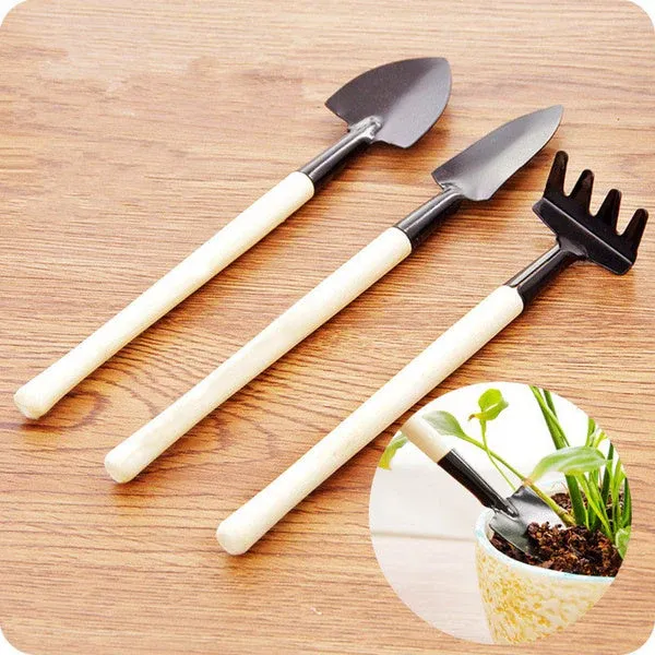 Premium Kids Garden Tools Set – 3 Pcs Trowel, Shovel, Rake | Play & Move - Buy Online at Alikart