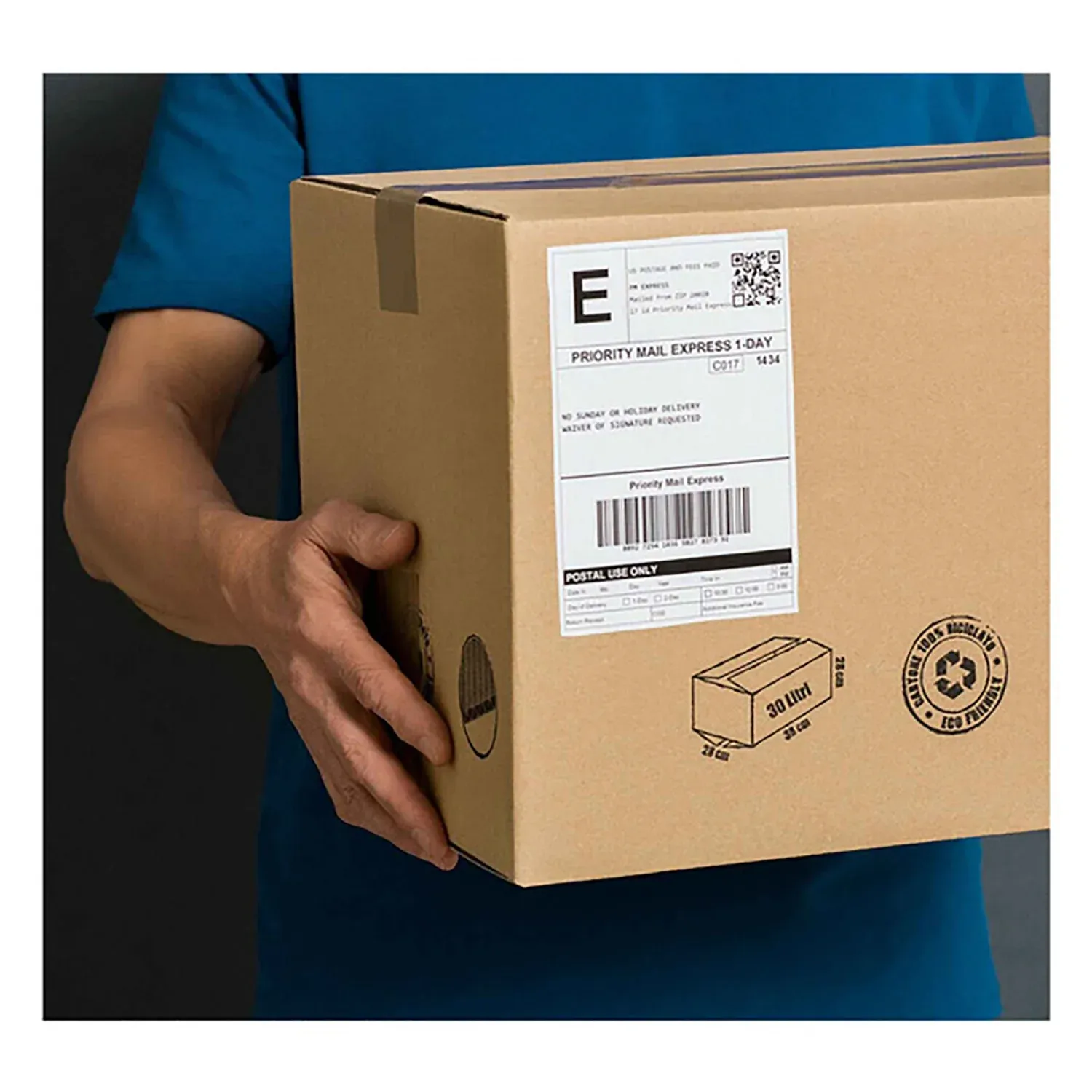 Shipping Thermal Labels 100x150mm – 400 Labels/Roll | VoltDesk - Detailed Feature View 2
