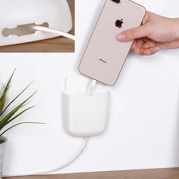 Wall Mounted Phone Holder – Charging & Remote Organizer | PHOBIA - Detailed Feature View 4