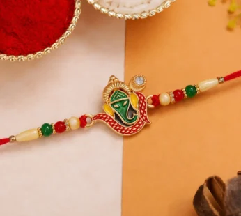 Ganpati Rakhi – Handcrafted Traditional Symbol of Protection