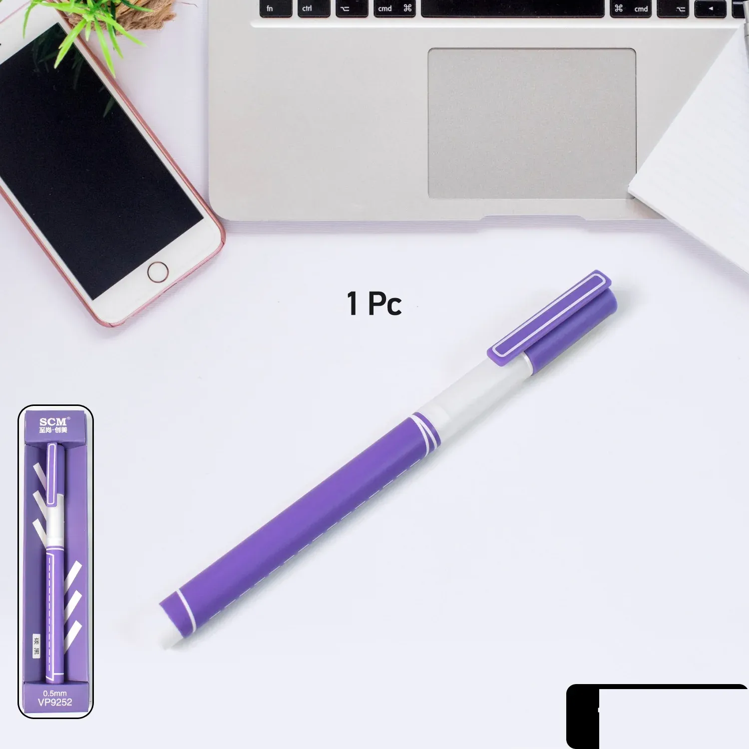 Black Gel Pen 0.5mm Fine Tip – Smooth Precise Writing - Detailed Feature View 1
