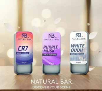 Solid Perfume Combo – CR7 White Oud & Purple Musk, Long Lasting