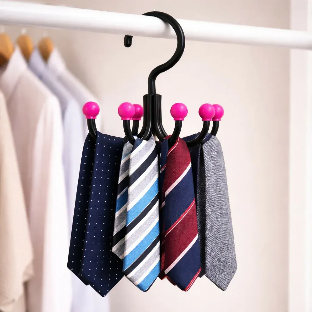Multi Hook Organizer Rack, Space-Saving Home & Entryway Storage - Detailed Feature View 1
