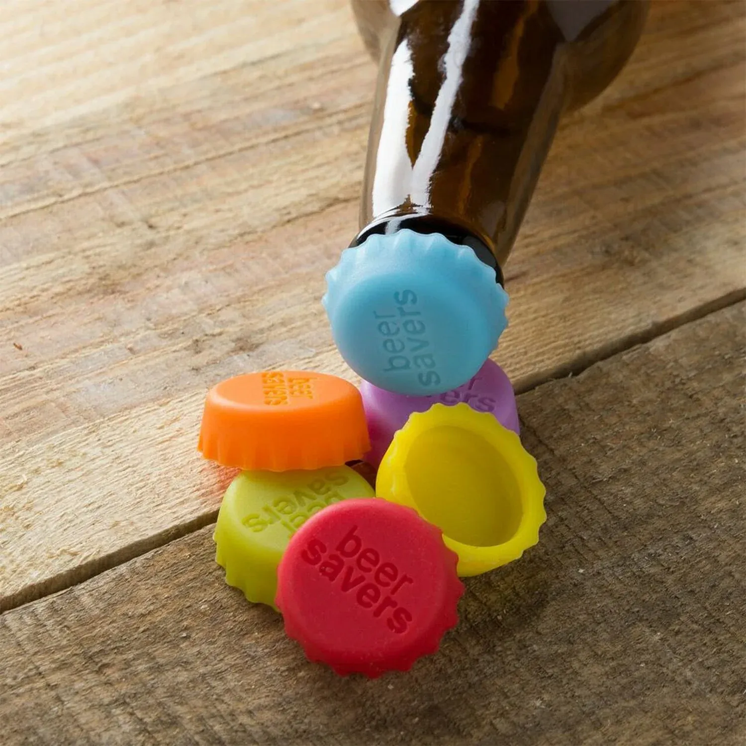 Silicone Bottle Caps – 6-Pack Reusable Soda & Beer Seals | Siplix - Detailed Feature View 11