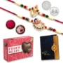 Premium Rakhi Gift Combo – Designer Rakhis with Choco Beats & Silver Coins – Raksha Bandhan - Buy Online at Alikart