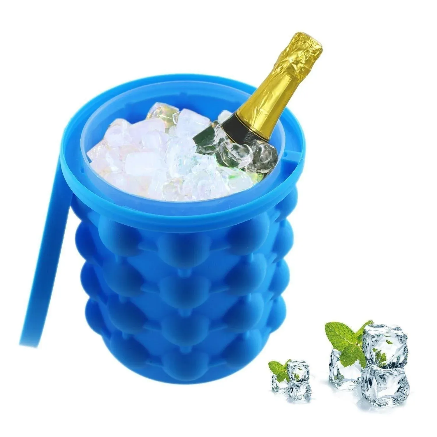 Silicone Ice Cube Maker – Airtight & Space-Saving | ChillPour - Detailed Feature View 2
