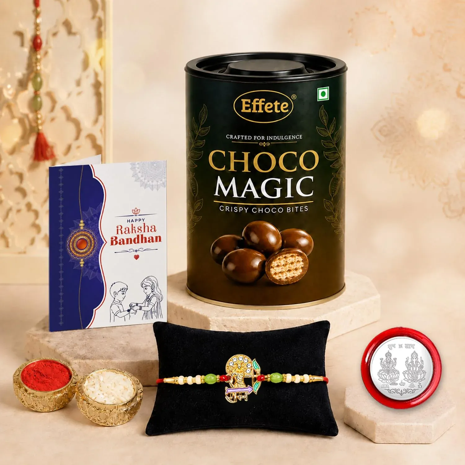 Premium Ram Multicolor Rakhi – Festive Chocolate Gift Combo for Brother | Raksha Bandhan - Buy Online at Alikart