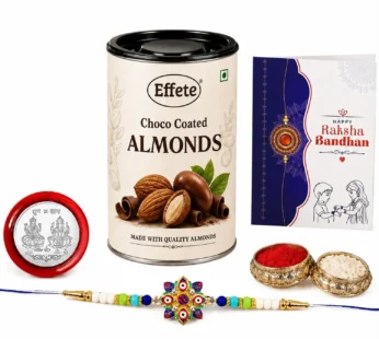 Rakhi with Chocolate for Brother (Set of 5) – Evil Eye Design Raksha Bandhan Combo