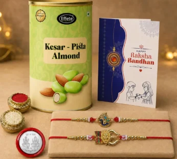 Lion, Peacock Multicolor Rakhi – Chocolate Gift Combo for Brother | Raksha Bandhan