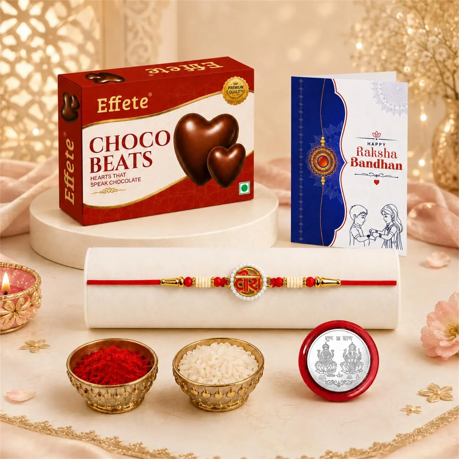Premium Veera Multicolor Rakhi – Chocolate Gift Set for Brother Combo | Raksha Bandhan | Gift - Buy Online at Alikart