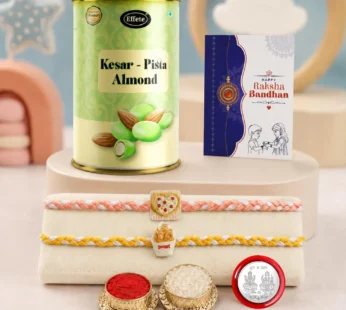 Heart-shaped, Sweet Multicolor Rakhi – Raksha Bandhan Gift Combo Set for Brother