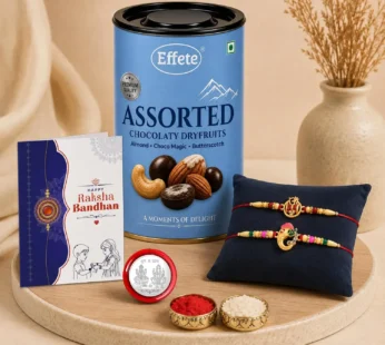 Ganesha, OM Damru Multicolor Rakhi – Raksha Bandhan Gift Combo Set for Brother | Gift