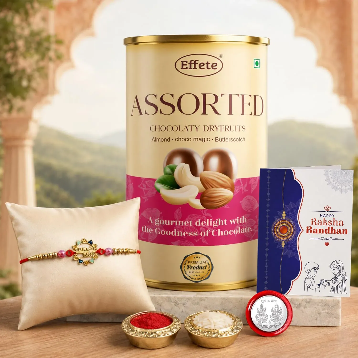 Premium Big Bro Multicolor Rakhi – Chocolate Gift Set for Brother Combo | Raksha Bandhan - Buy Online at Alikart