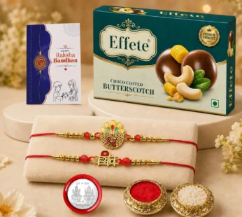 Shree, Shiv Multicolor Rakhi – Festive Choco Gift Combo for Brother | Raksha Bandhan