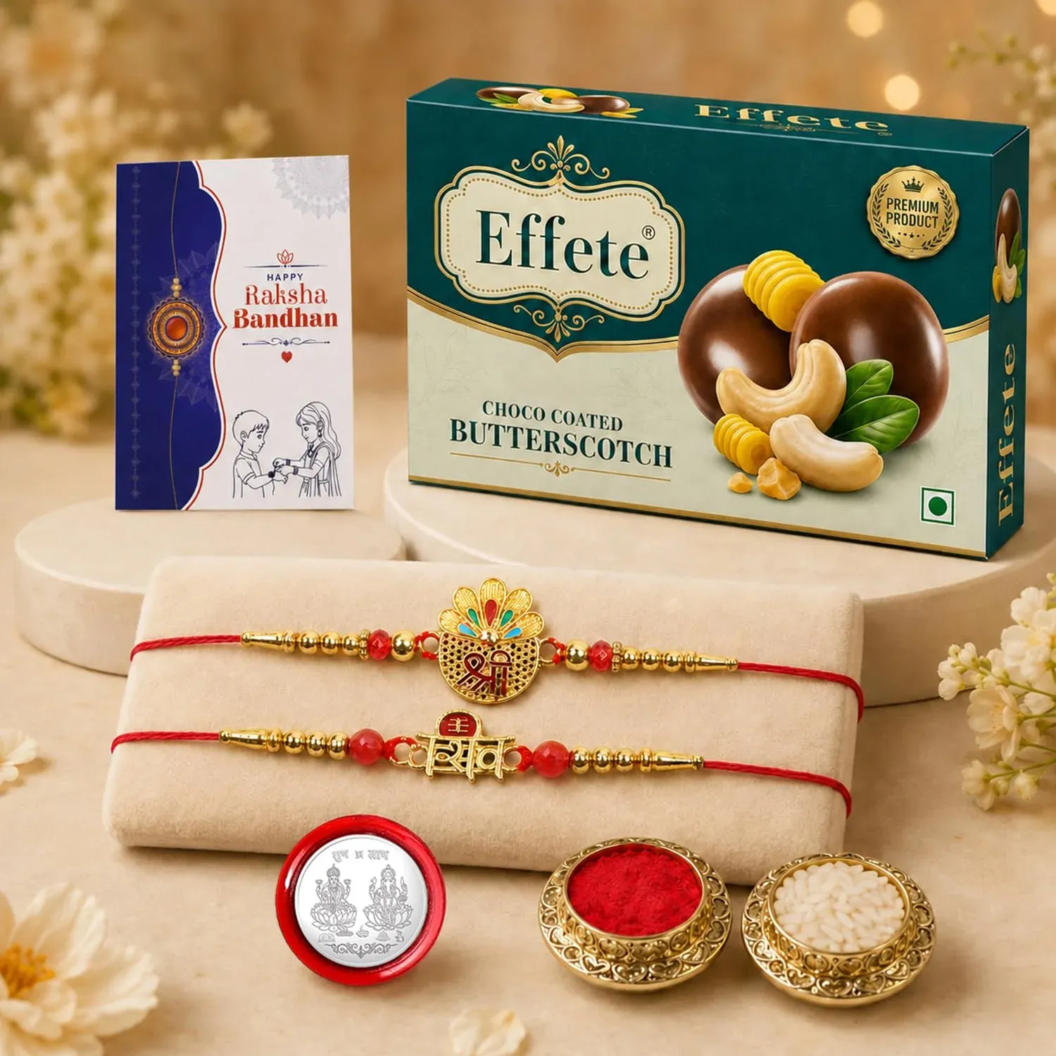 Premium Shree, Shiv Multicolor Rakhi – Festive Choco Gift Combo for Brother | Raksha Bandhan - Buy Online at Alikart