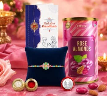Complete Premium Rakhi with Chocolate for Brother – Raksha Bandhan Combo (Pack of 5)