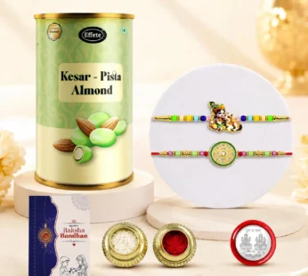 Auspicious Ceremony Rakhi with Chocolate for Brother – Raksha Bandhan Combo (Pack of